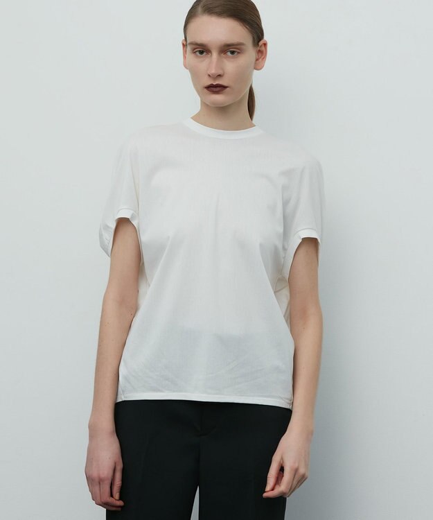 BEIGE， MOULINS / デザイントップス White