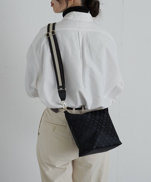 russet アレンジショルダーベルト【アイビーテープ】(CE-1146) Black