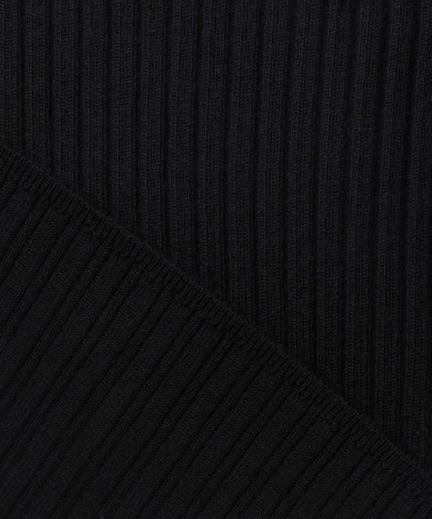 JOSEPH 【洗える】メリノリブ　ニットカーディガン Black