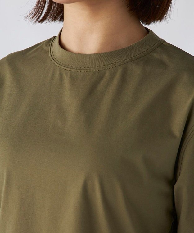 OP／FILA 【Ocean Pacific】らくティブ｜ラッシュロンT+レギンス2点セット カーキ