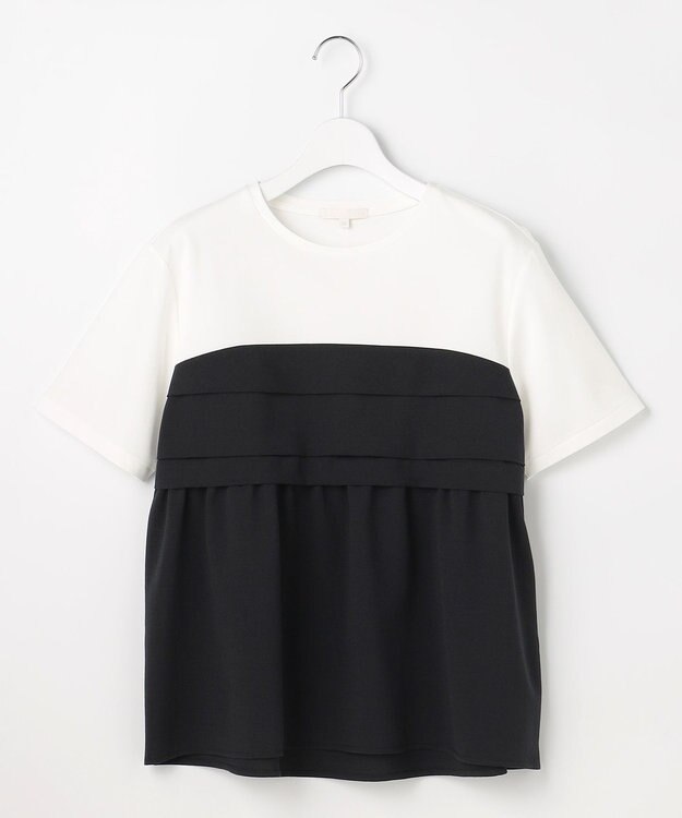 自由区 S ビスチェコンビ Tシャツ オフ×ブラック