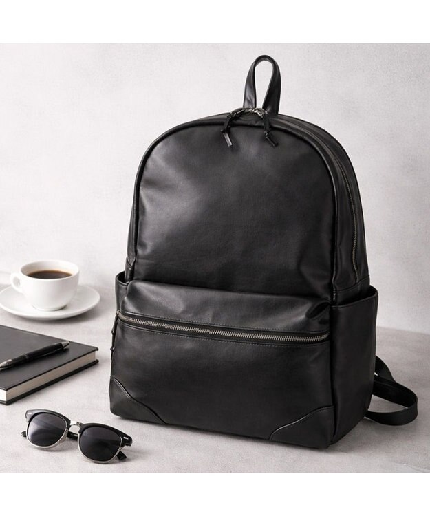 Regalo Felice 【本牛革 / 使いやすい機能が充実】バッグパック / REGALO BK(ブラック）