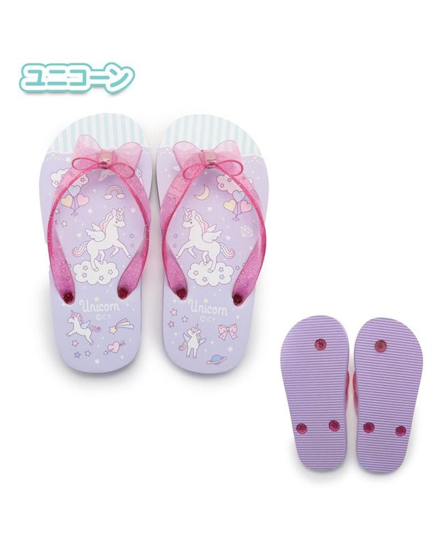Mother garden マザーガーデン ビーチサンダル キッズ用 《 ユニコーン / レモンくま 》 ユニコーン