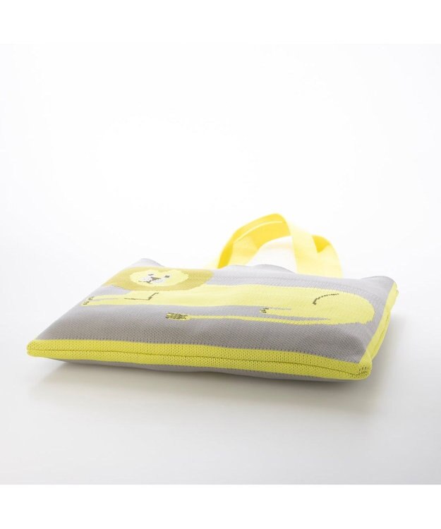 UNBILLION カシュカシュ cachecache / アニマルモチーフニットトート イエローミックス