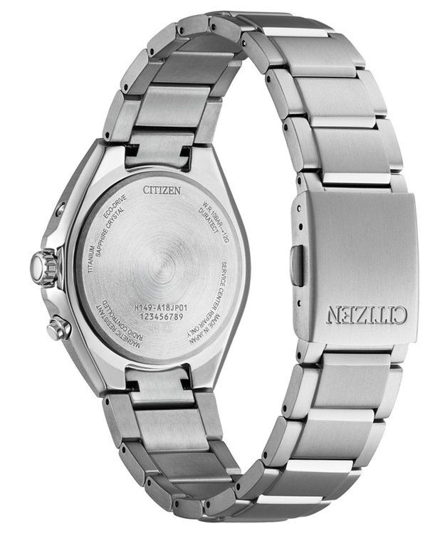 CITIZEN 【軽量】ケースとバンドにスーパーチタニウムを採用した電波時計 CB1160-55L シルバー