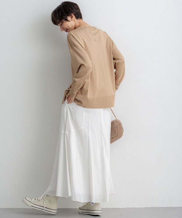 23区 S 【洗える】オータムシャイニー  ニット ゴールド系