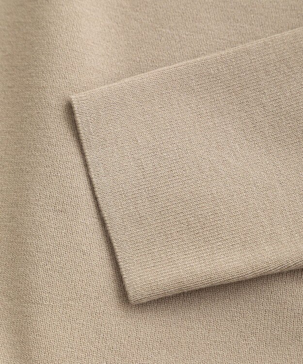 YECCA VECCA ファーMIXオフショルニット Beige