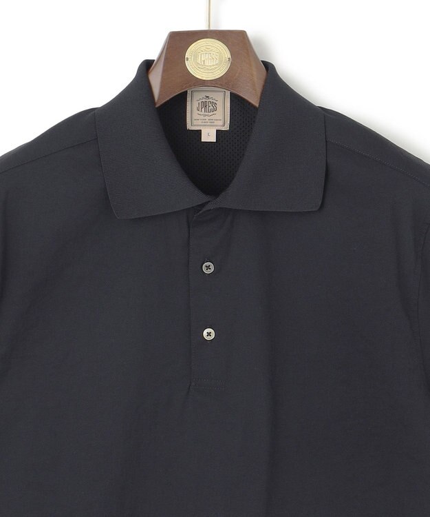 J.PRESS MEN 【MECHANICAL】【ビジネス対応 / ハイパワーストレッチ】アクティブポロシャツ ネイビー系9