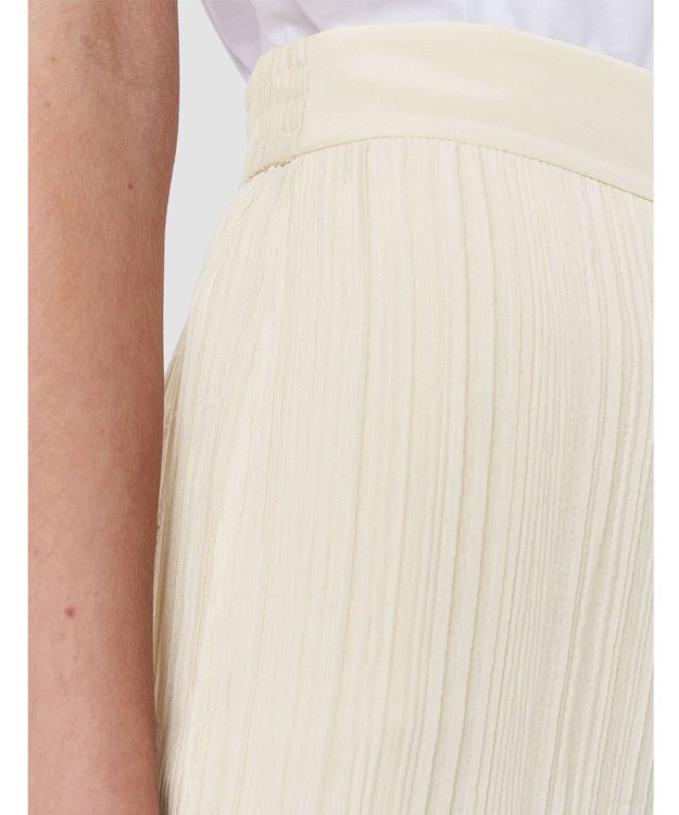 JOSEPH プリーツジャガード　トラウザーズ Seashell