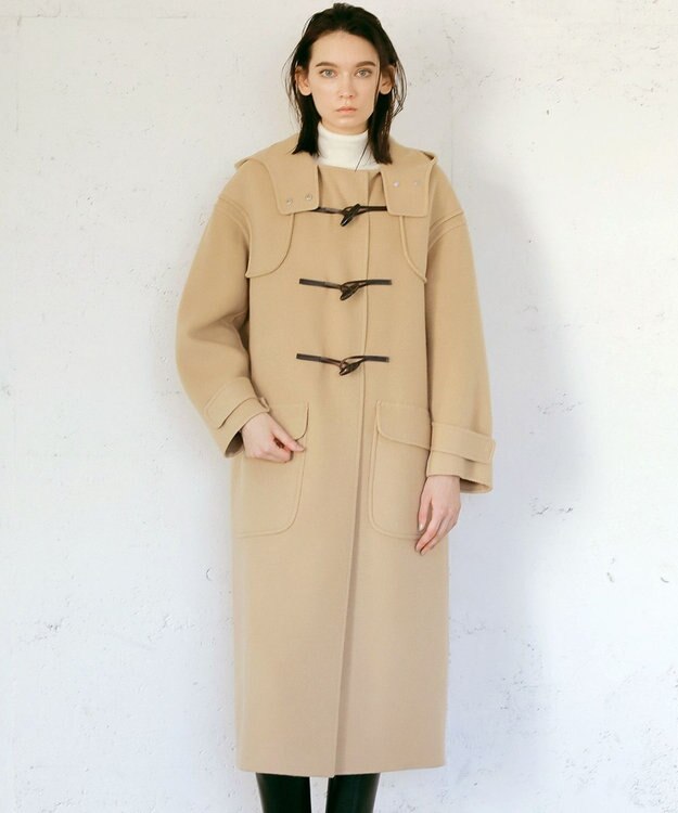 23区 【23区 lab.】ソフトリバー ダッフルコート キャメル系