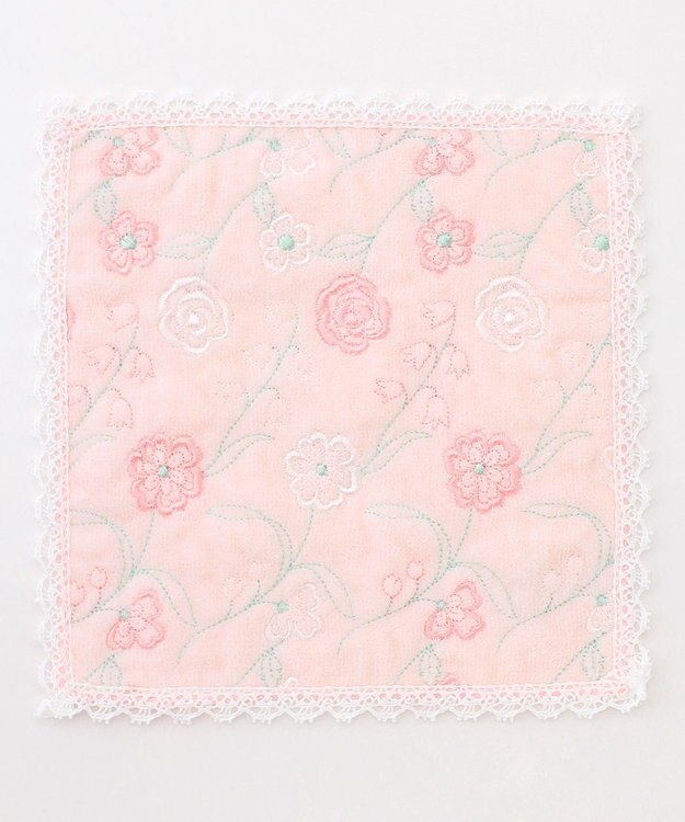 TOCCA ROMANCE LACE MINITOWELCHIEF タオルハンカチ ピンク系