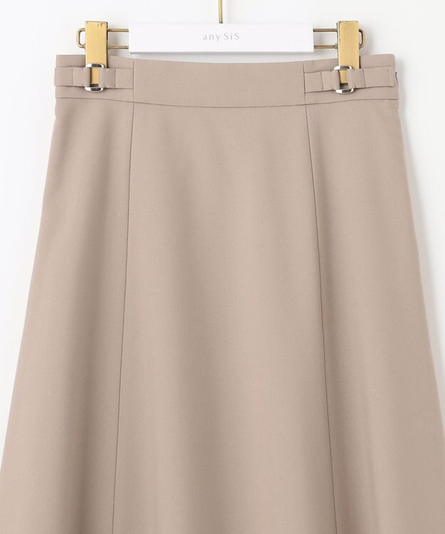 ANY SIS L 【セットアップ対応】褒めらレディフレア スカート ベージュ