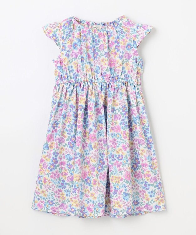 ANY KIDS 総柄 サマーワンピース エクリュ×花柄