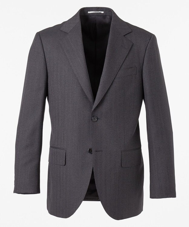 J.PRESS MEN 【ESSENTIAL CLOTHING】ヘリンボーンストライプ スーツ/総裏 グレー系1