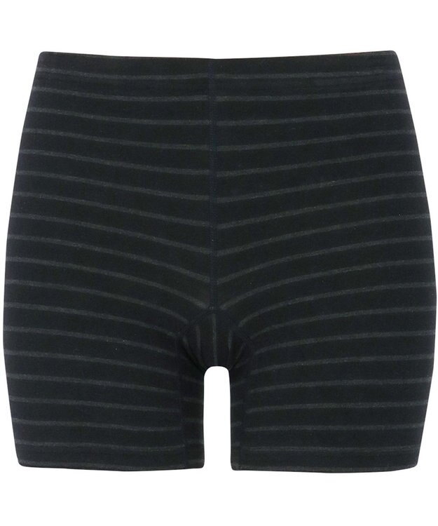 Wing あったかオーバーパンツ 薄手 やさしい肌あたり 毛パン 1分丈 秋 冬 ER0614 ウイング／ワコール ブラック