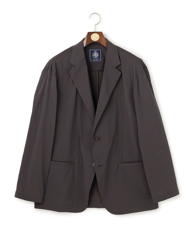 J.PRESS MEN 【J.PRESS ORIGINALS】【UNISEX】High Power Stretch Mechanical Jacket / 2B / Baggy-Fit グレー系