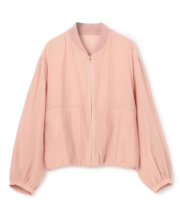 BEIGE， SERAPHIN / ライトシアーギャザー ブルゾン Nude