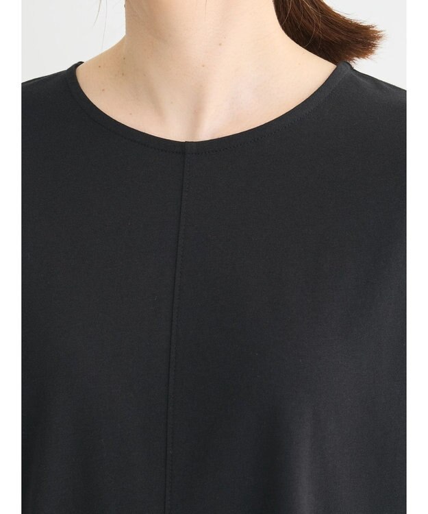 Green Parks 冷っとすずやか　袖広チュニック Black