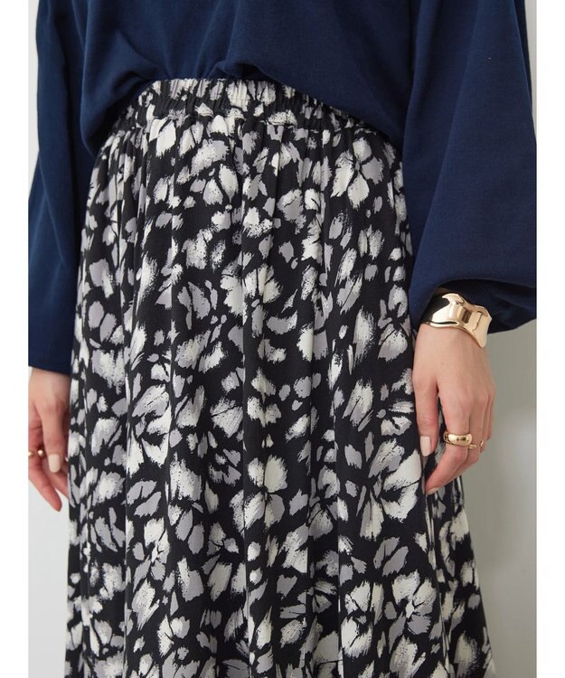 AMERICAN HOLIC サラックールギャザースカート Leopard