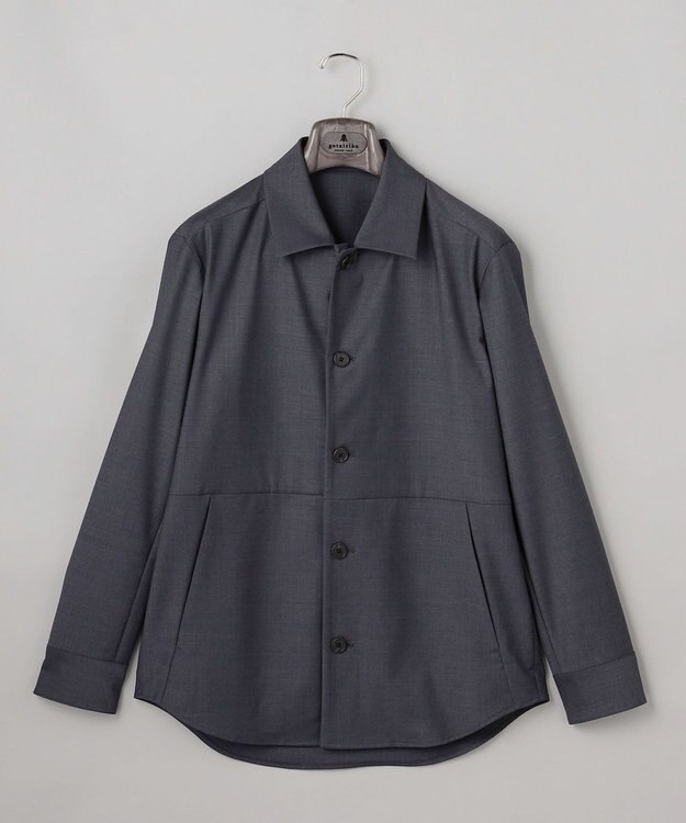 GOTAIRIKU カジュアルセットアップ対応【洗える/ストレッチ】YUNSA シャツアウター グレー系
