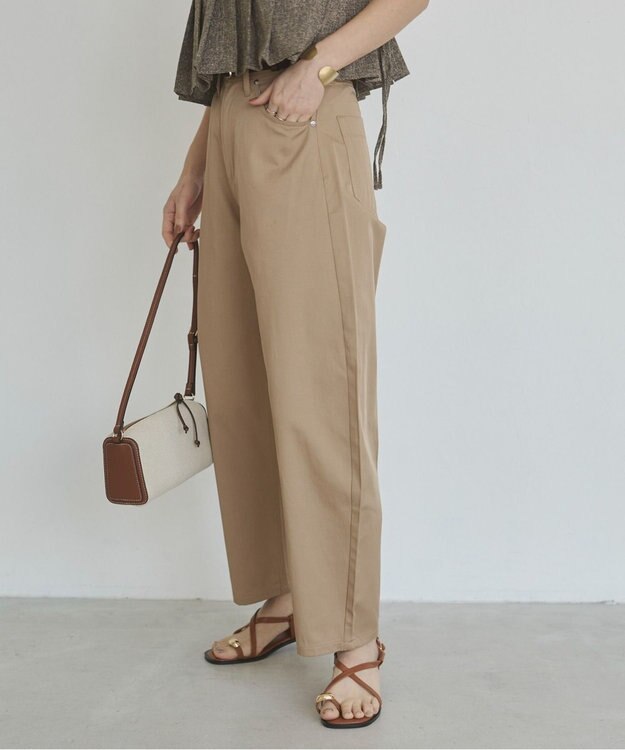 WEGO 【ANGIE VINTAGE/SMLサイズ展開】カーブチノパンツ ベージュ