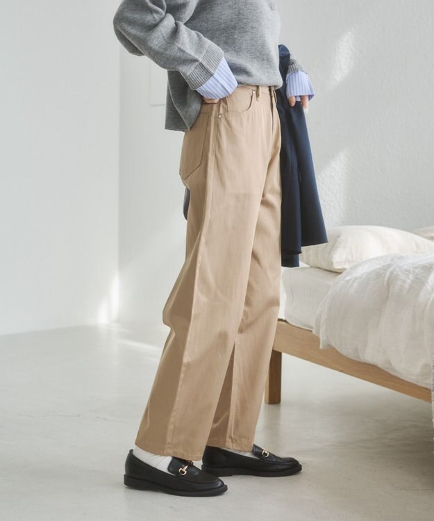 WEGO 【ANGIE VINTAGE/SMLサイズ展開】カーブチノパンツ ベージュ