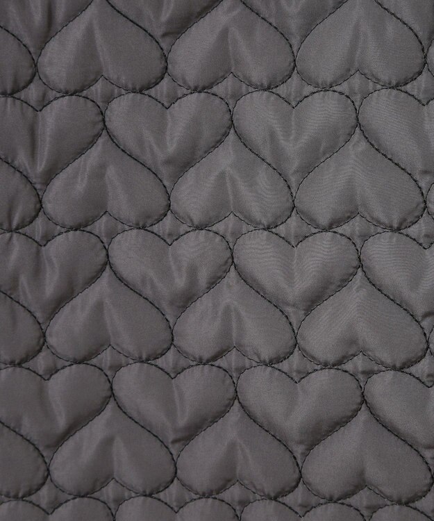 Green Parks ・ｓｗｉｎｇ　ｂｙ　ハートキルトミニスカート Charcoal Gray