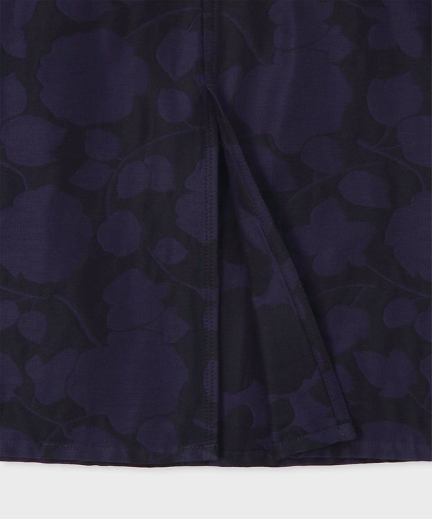 Paul Smith Perforated Floral ジャカード スカート ネイビー