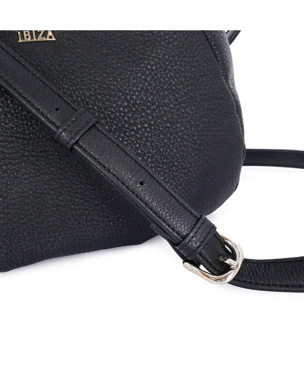 IBIZA ボンダード　牛革　ショルダーバッグ 黒