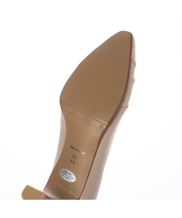 Riz raffinee <Riz raffinee>異素材ポインテッドトゥコンビパンプス オーク