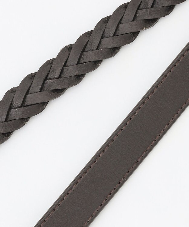 J.PRESS LADIES メッシュベルト ダークブラウン系