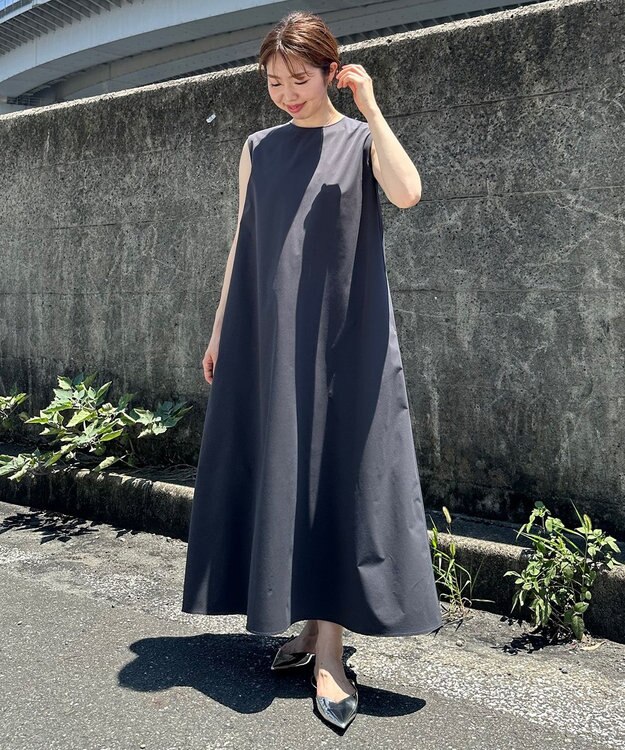 UNFILO 【撥水/軽量】MOVE TEX ノースリーブワンピース グレー系