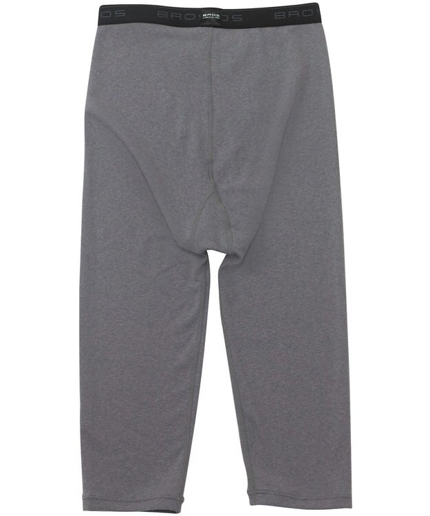 WACOAL MEN インナーボトム メンズ 発熱インナー【エクス（R）】 吸湿発熱繊維 保温性 消臭性（汗臭・加齢臭） ストレッチ素材 ズボン下 ひざ下丈 前開き GS5221 /ブロス グレー