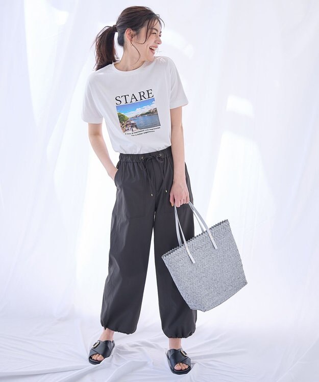 ANY オーガビッツロゴ・フォトTシャツ オフ×フォト