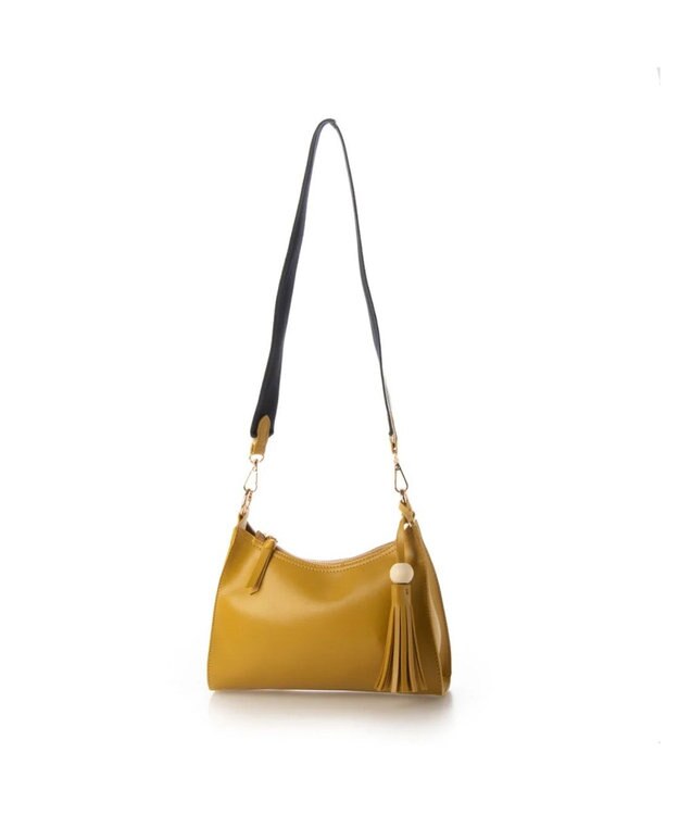 UNBILLION cachecache ウッドボールタッセルショルダー イエロー