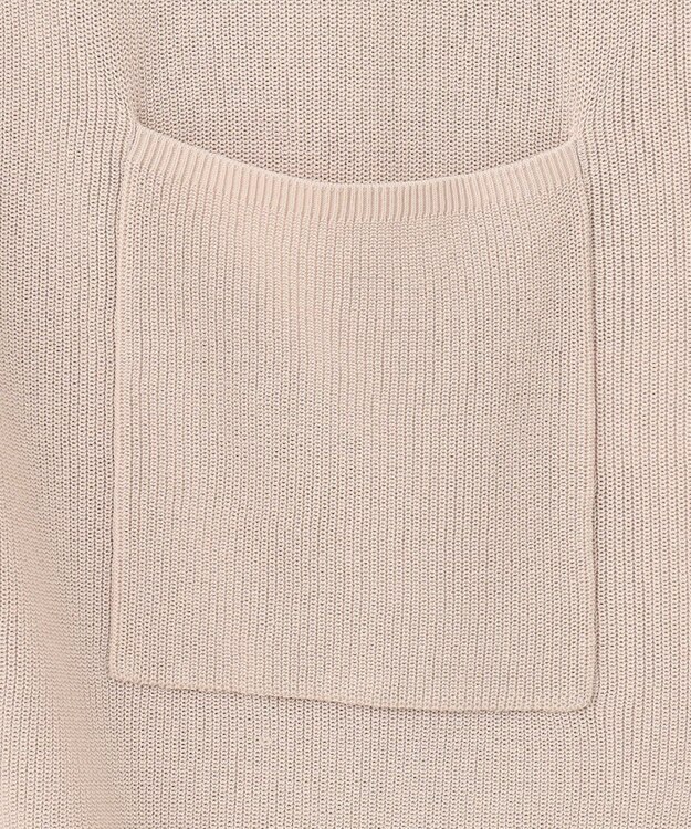 J.PRESS LADIES 【洗える】 コットンモダール カーディガン ベージュ系