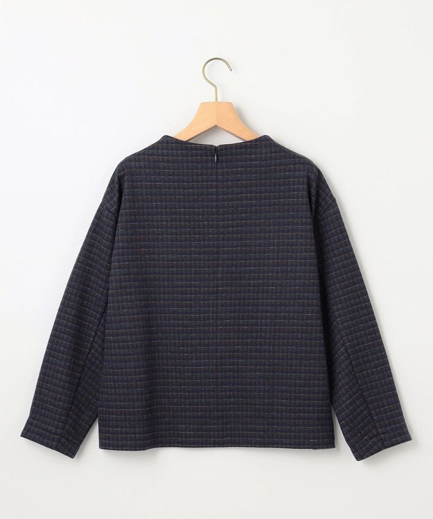 組曲 S 【2SET・WEB限定】ウール混ジャージー セットアップ ネイビーチェック系3