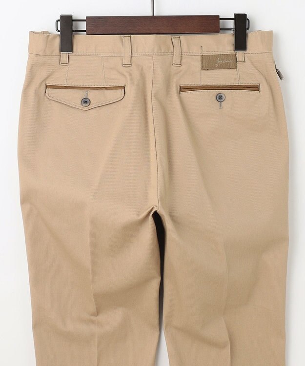 JOSEPH ABBOUD 【25SS・ウエストも伸びる！オーガニックコットン使用】ハイパワーオーガニックピケ パンツ キャメル系7