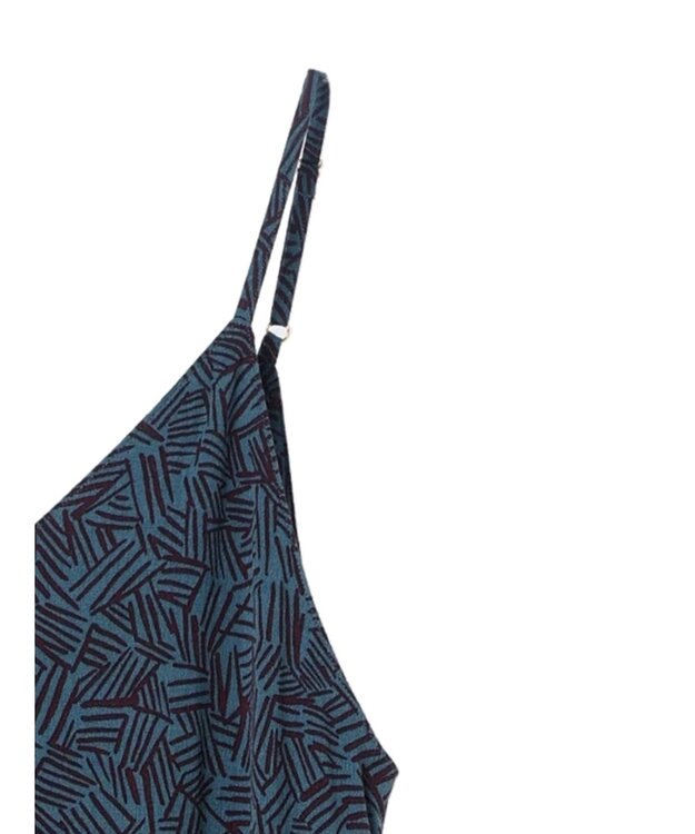 AMERICAN HOLIC ティアードギャザーキャミワンピース Blue