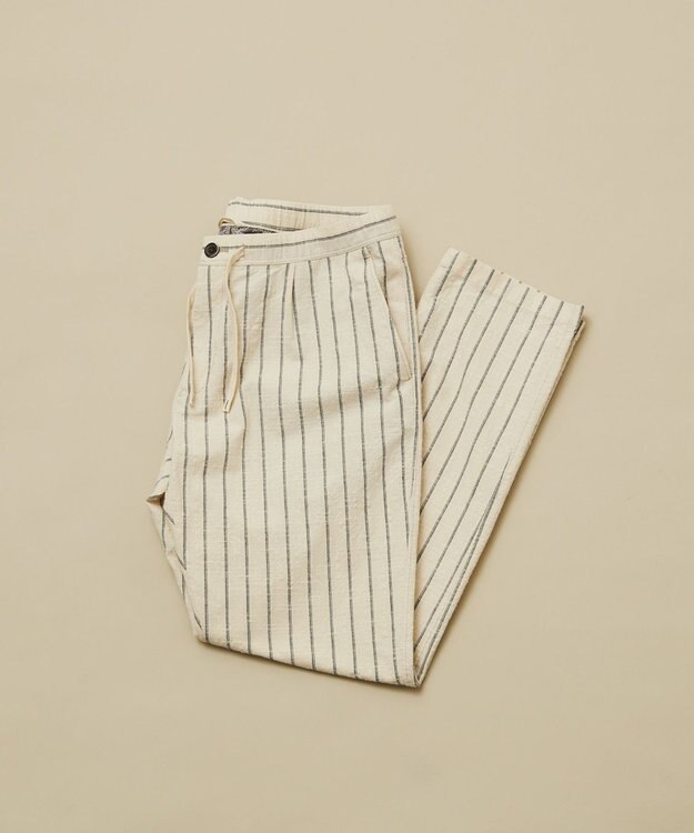 JOSEPH ABBOUD MOUNTAIN 【SPACE】OGワイドストライプ パンツ ホワイト系2