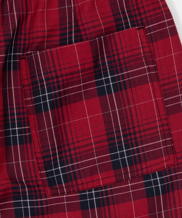 WEGO バギーチェックショーツ レッドチェック1