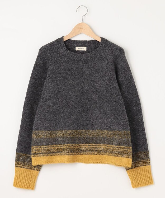 SHARE PARK LADIES 【洗える】グラデーションニット グレー系