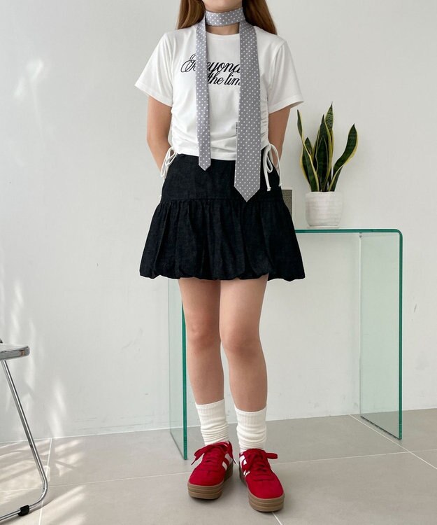 WEGO ローテクダブルラインスニーカー レッド