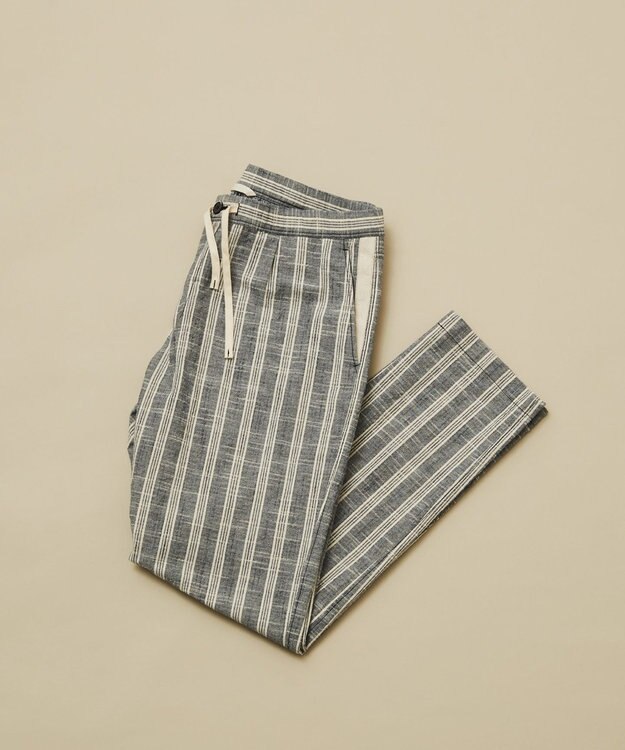 JOSEPH ABBOUD MOUNTAIN 【SPACE】OGワイドストライプ パンツ ネイビー系2