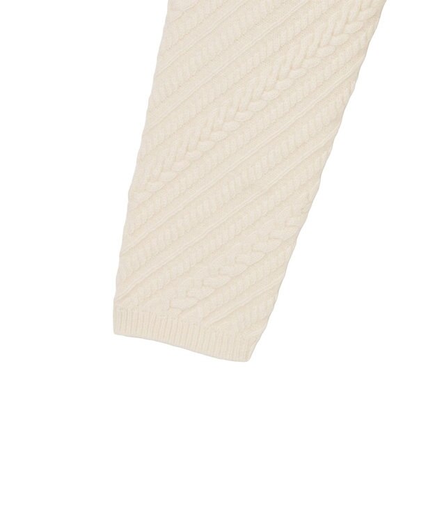 JOSEPH 【洗える】ジオメトリックケーブルニット Ivory