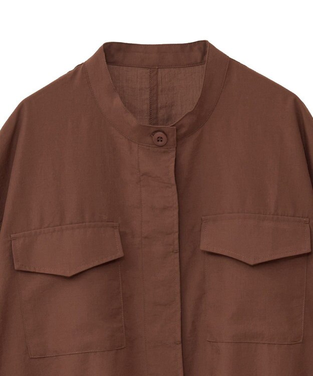 Green Parks ミリタリーシャツジャケット Brown