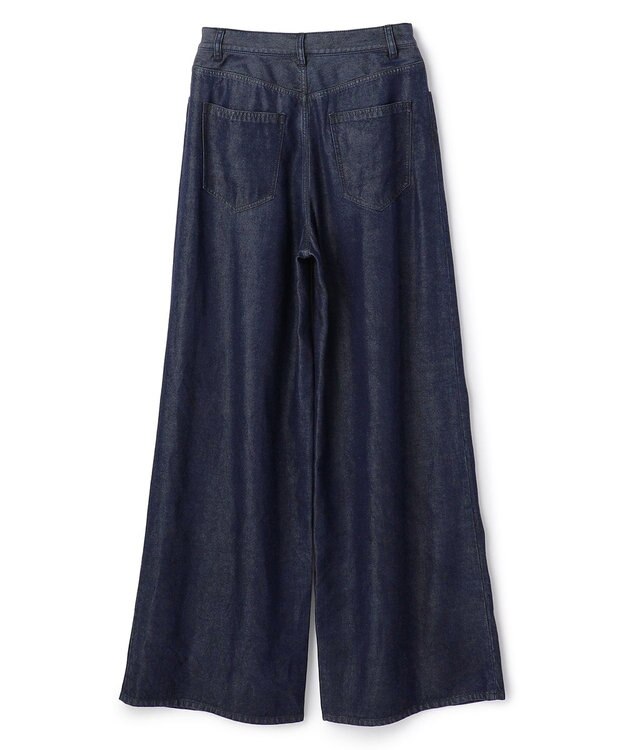 BEIGE， FRANKLIN / ドレープタックワイドパンツ Indigo