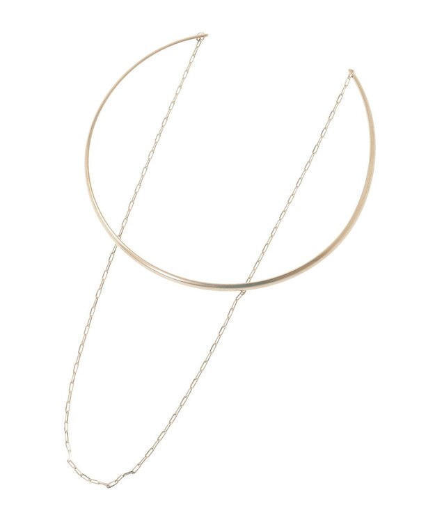 YECCA VECCA 2連メタルチョーカー Gold