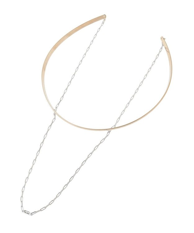 YECCA VECCA 2連メタルチョーカー Mix