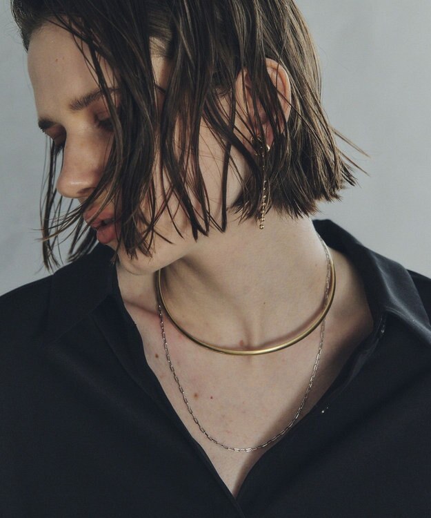 YECCA VECCA 2連メタルチョーカー Mix